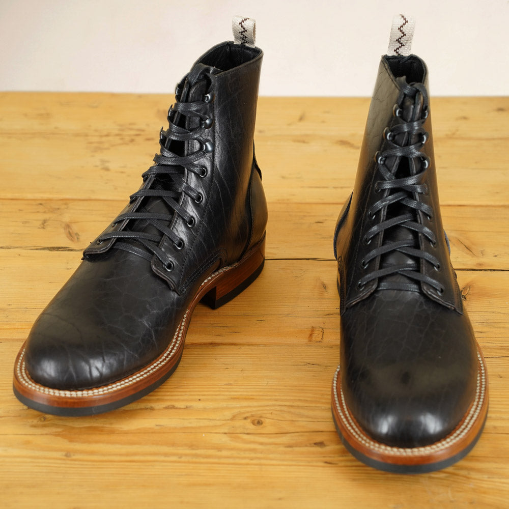 UNMARKED DB Hunter Boots - Black Bison Leather