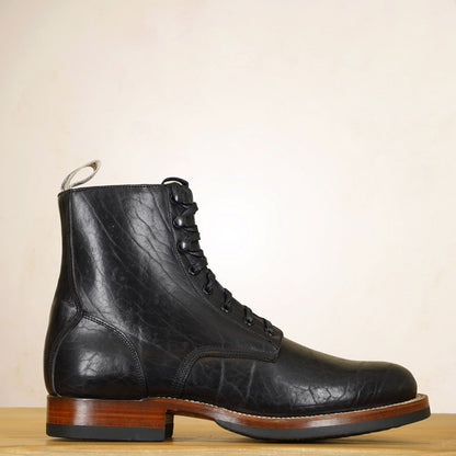 UNMARKED DB Hunter Boots - Black Bison Leather