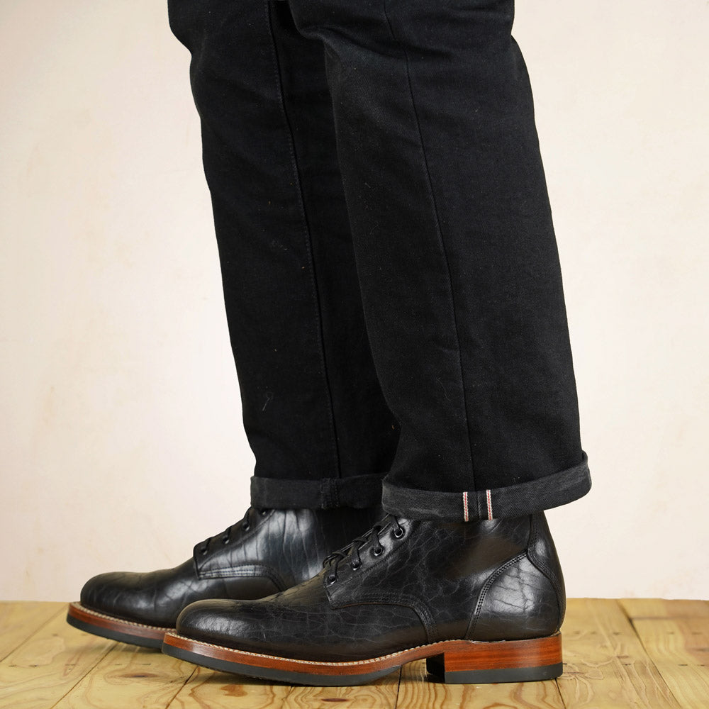 UNMARKED DB Hunter Boots - Black Bison Leather