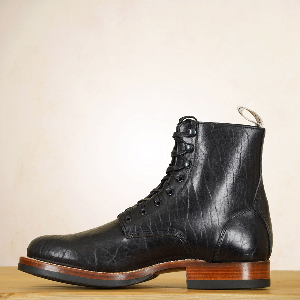 UNMARKED DB Hunter Boots - Black Bison Leather