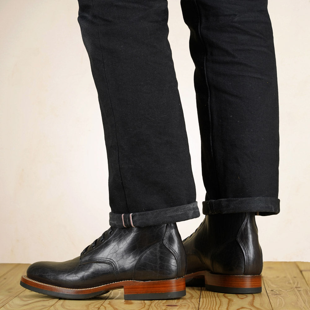 UNMARKED DB Hunter Boots - Black Bison Leather