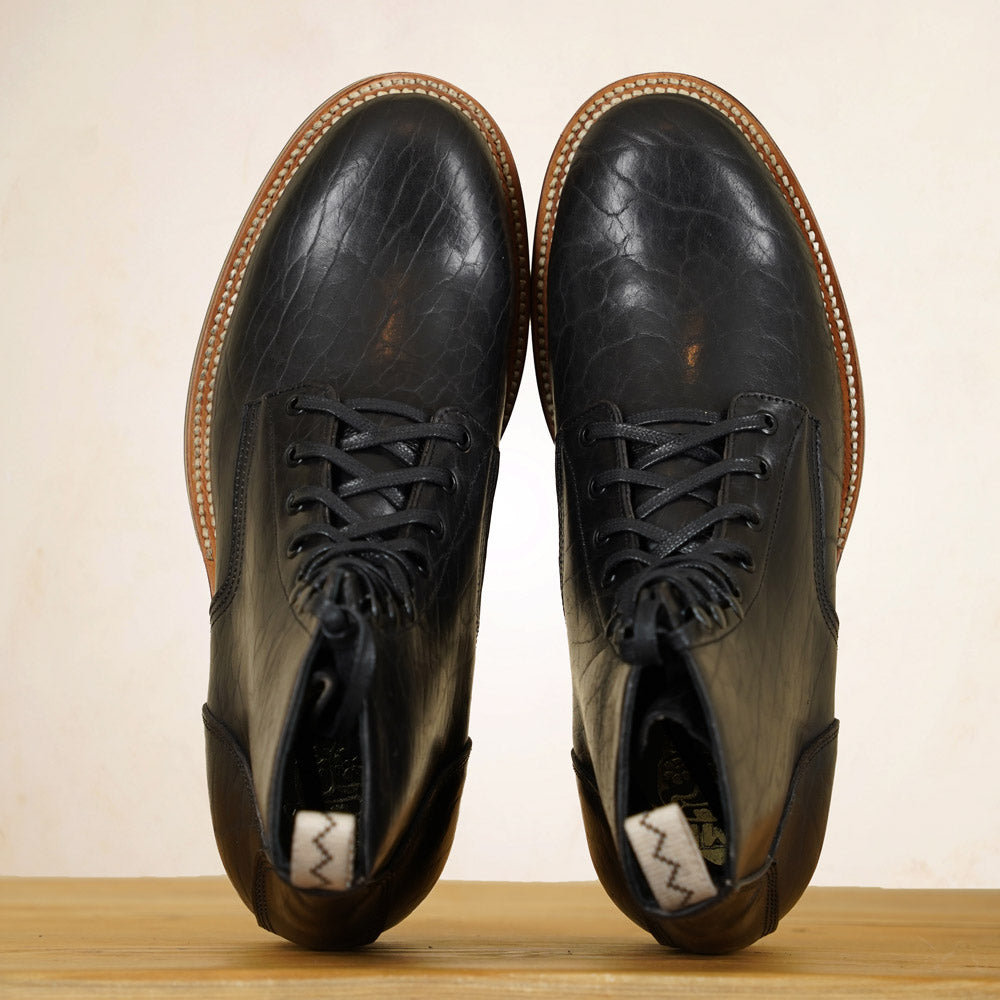UNMARKED DB Hunter Boots - Black Bison Leather