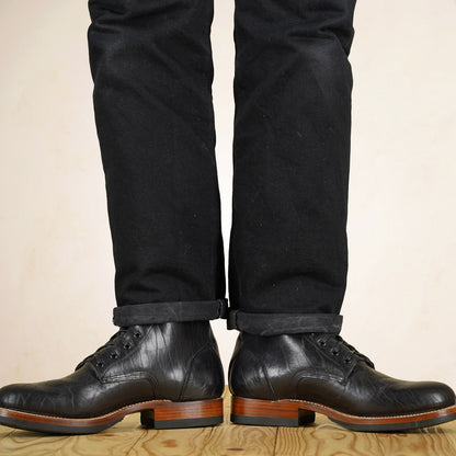 UNMARKED DB Hunter Boots - Black Bison Leather