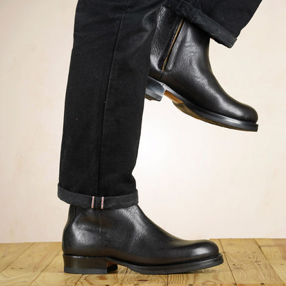 UNMARKED Diego Boots - Black Bison Leather