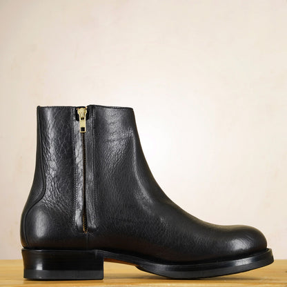 UNMARKED Diego Boots - Black Bison Leather