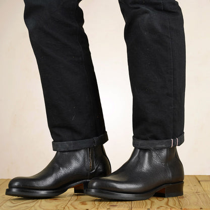 UNMARKED Diego Boots - Black Bison Leather