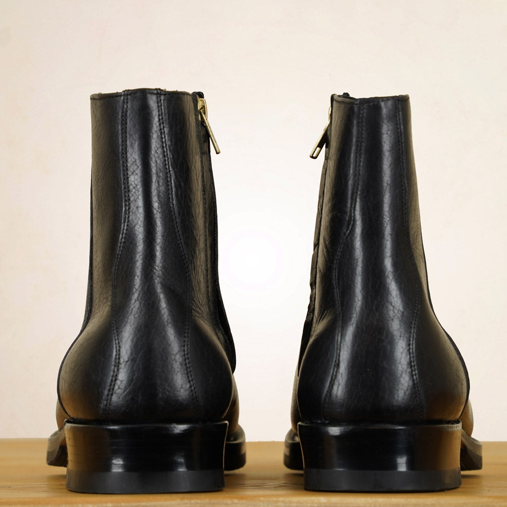 UNMARKED Diego Boots - Black Bison Leather