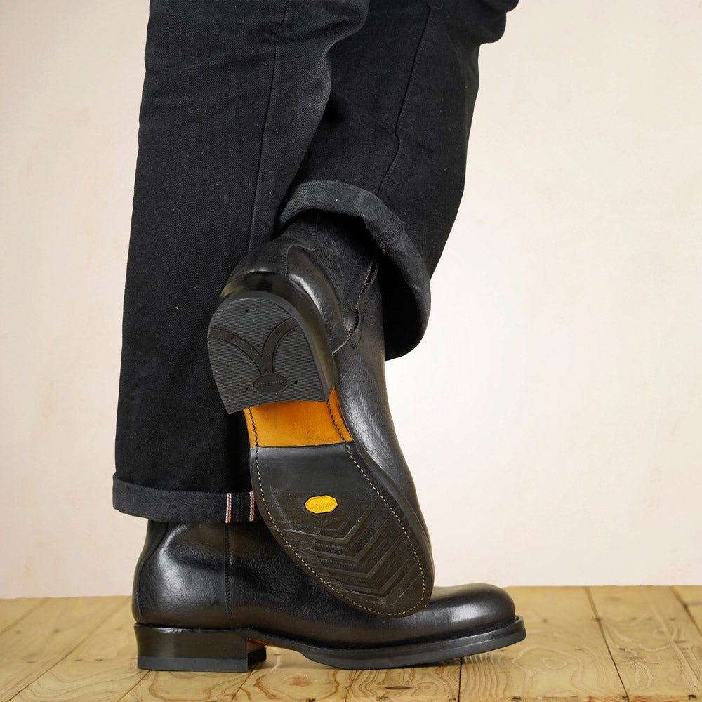 UNMARKED Diego Boots - Black Bison Leather