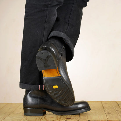 UNMARKED Diego Boots - Black Bison Leather