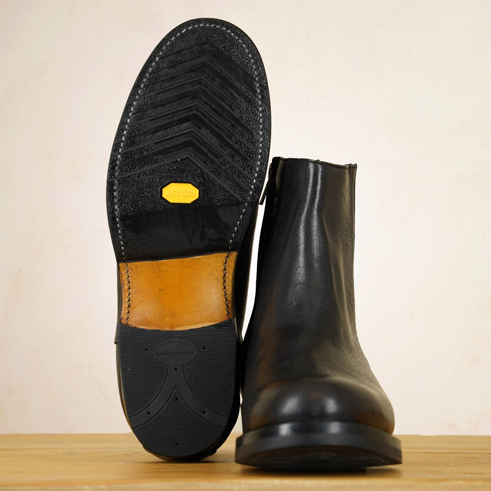 UNMARKED Diego Boots - Black Bison Leather