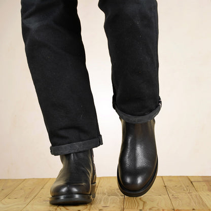 UNMARKED Diego Boots - Black Bison Leather
