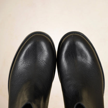 UNMARKED Diego Boots - Black Bison Leather