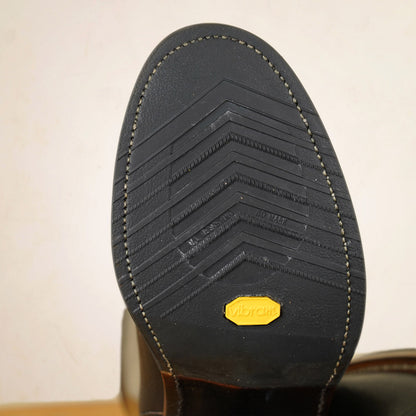 UNMARKED Engineer Boots - Black Holanda Bison Leather