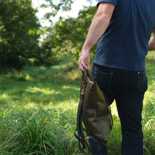 Vasco Leather Helmet 2 Way Bag