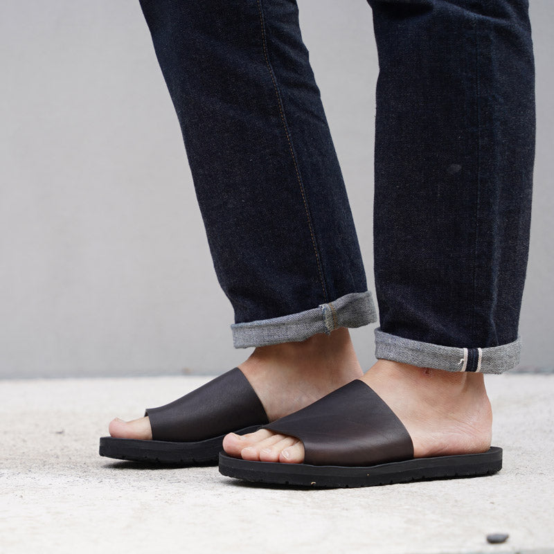 Vasco Travel Sandal Black Leather