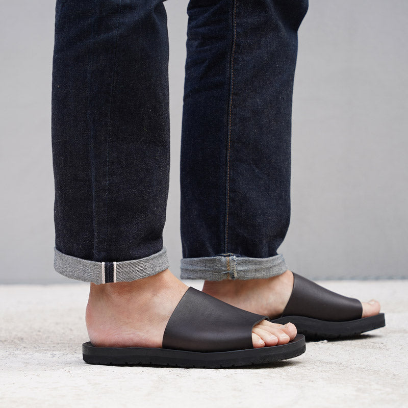 Vasco Travel Sandal Black Leather