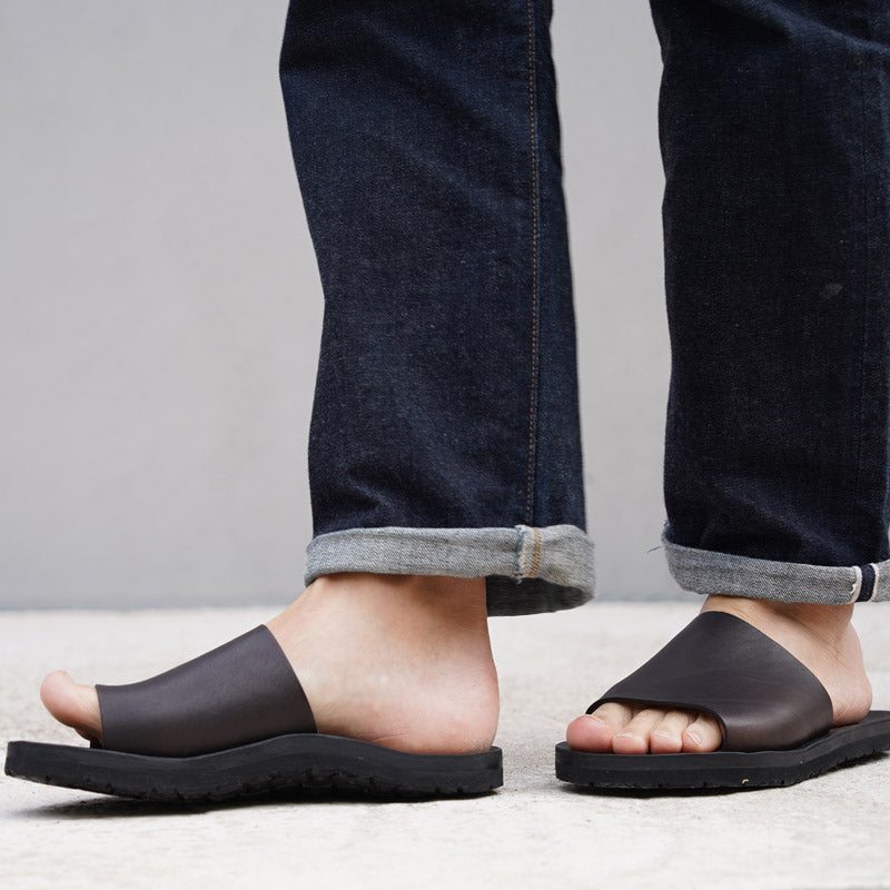 Vasco Travel Sandal Black Leather