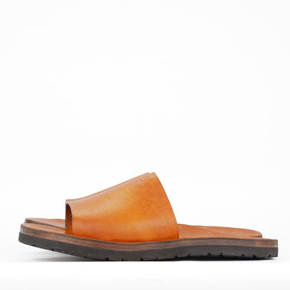 Vasco Travel Sandal Mustard Camel Leather