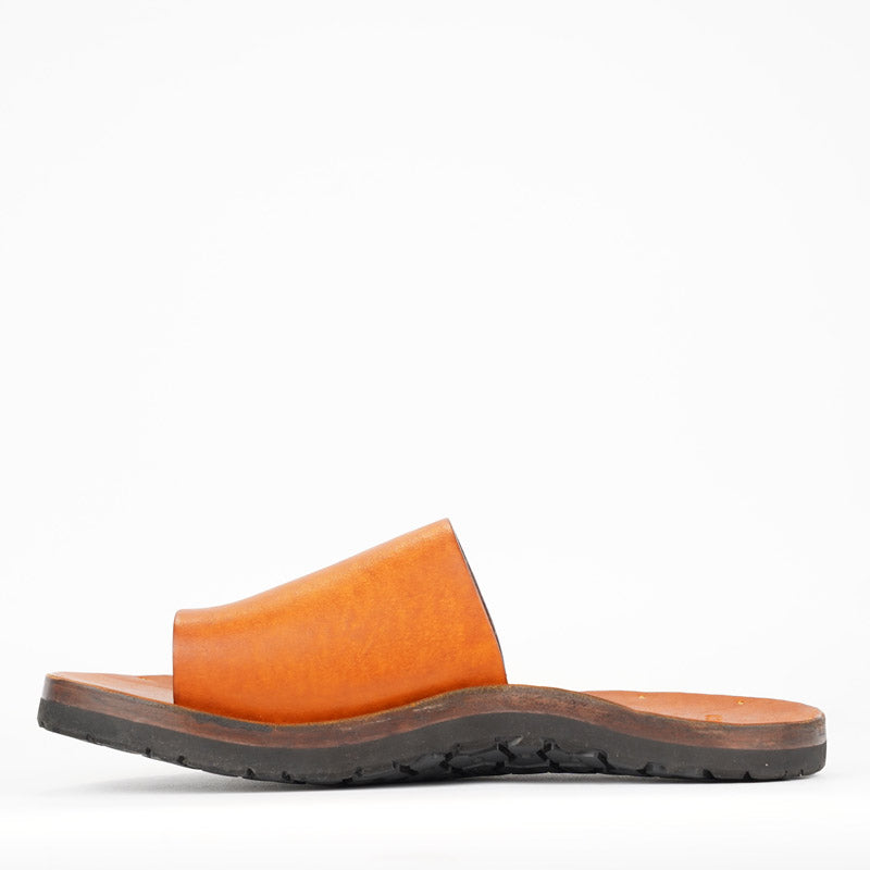 Vasco Travel Sandal Mustard Camel Leather