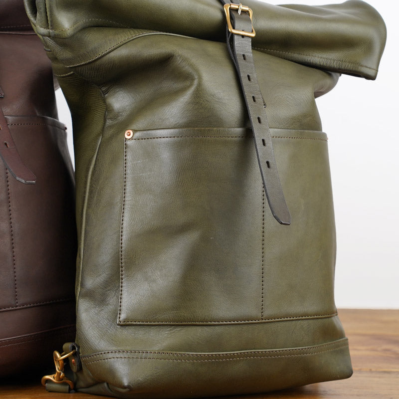 Vasco VS-205L Leather Roll Top Rucksack