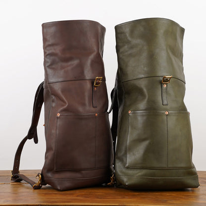 Vasco VS-205L Leather Roll Top Rucksack