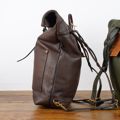 Vasco VS-205L Leather Roll Top Rucksack