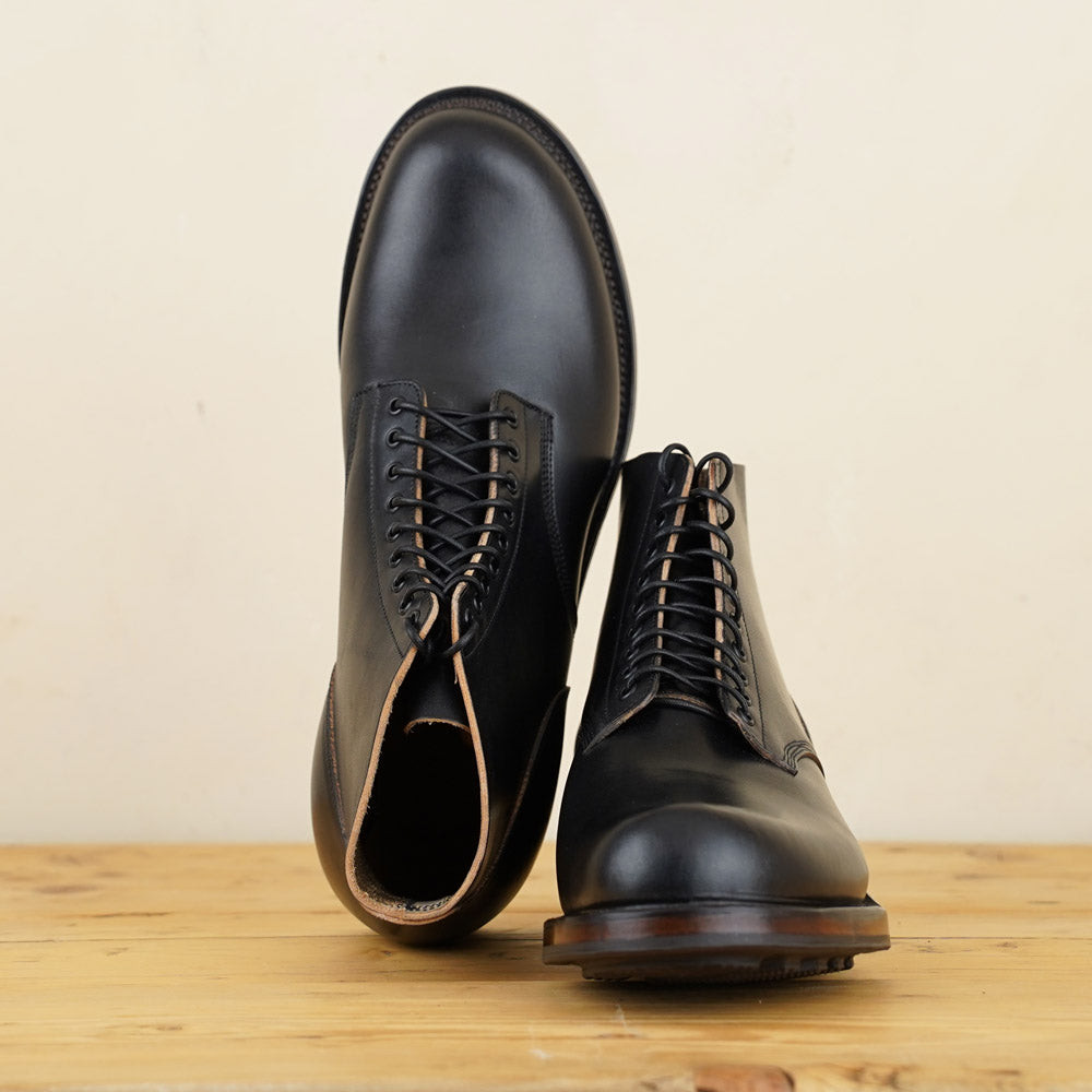 Viberg N1 Boots – Nero Vacchetta Lucida Horsebutt