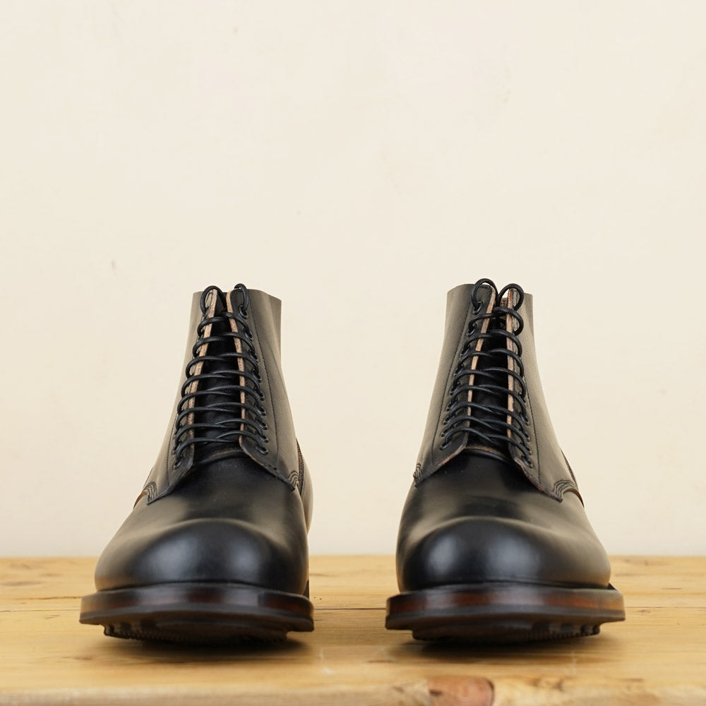 Viberg N1 Boots – Nero Vacchetta Lucida Horsebutt