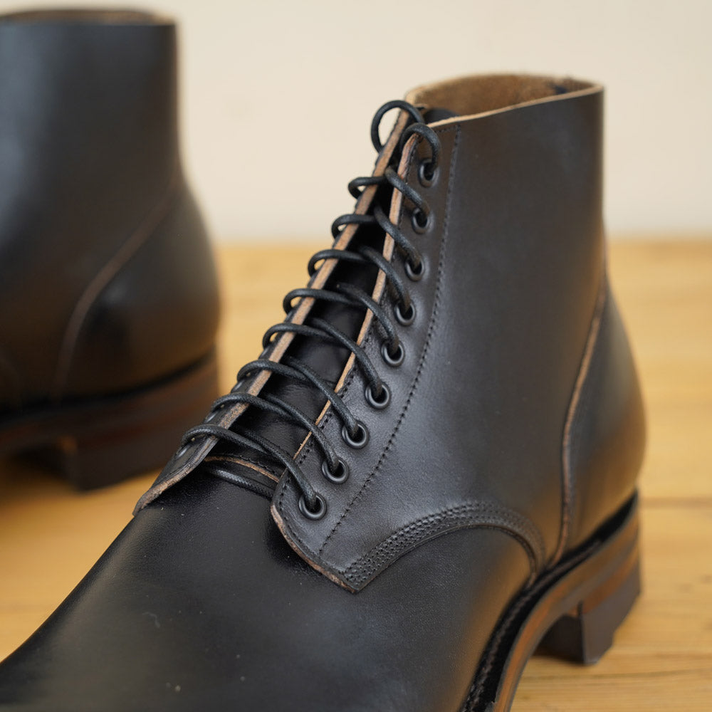 Viberg N1 Boots – Nero Vacchetta Lucida Horsebutt