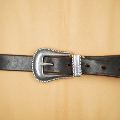Vintage Works DH5738 Chasin - Black/ Steel Western Buckle