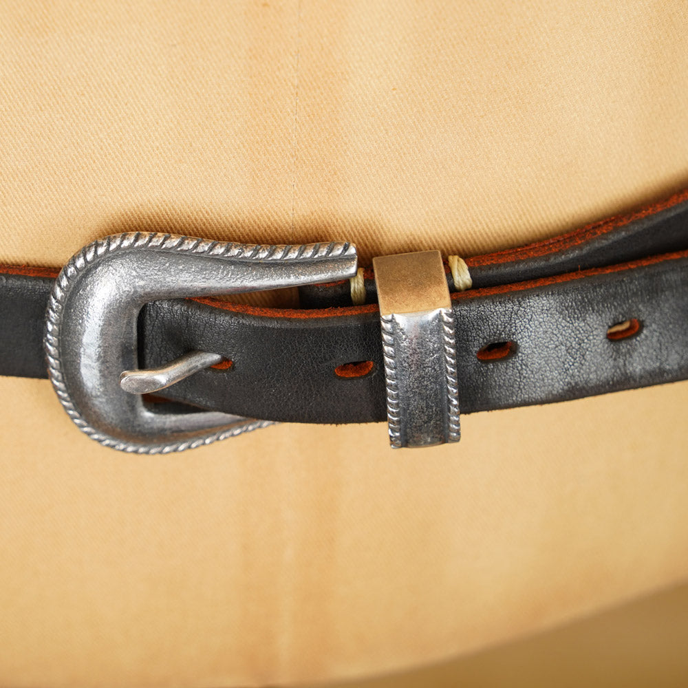 Vintage Works DH5738 Chasin - Black/ Steel Western Buckle