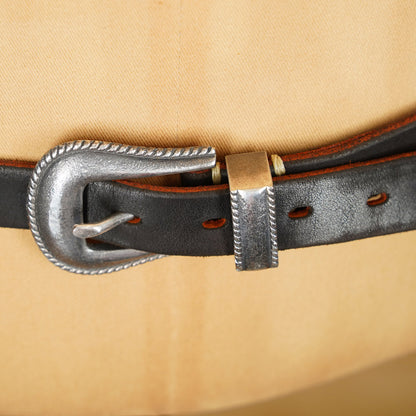 Vintage Works DH5738 Chasin - Black/ Steel Western Buckle