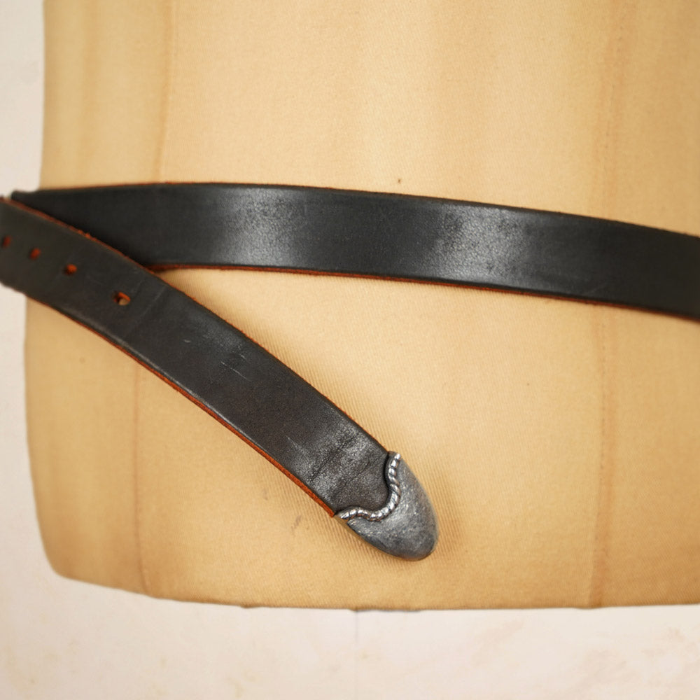 Vintage Works DH5738 Chasin - Black/ Steel Western Buckle