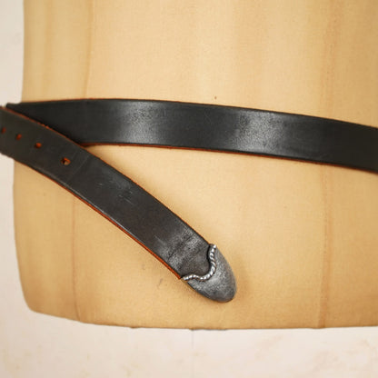 Vintage Works DH5738 Chasin - Black/ Steel Western Buckle