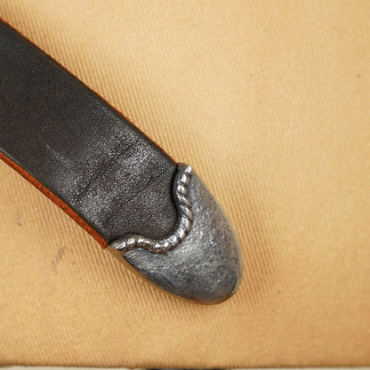 Vintage Works DH5738 Chasin - Black/ Steel Western Buckle