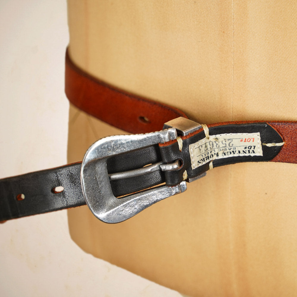 Vintage Works DH5738 Chasin - Black/ Steel Western Buckle