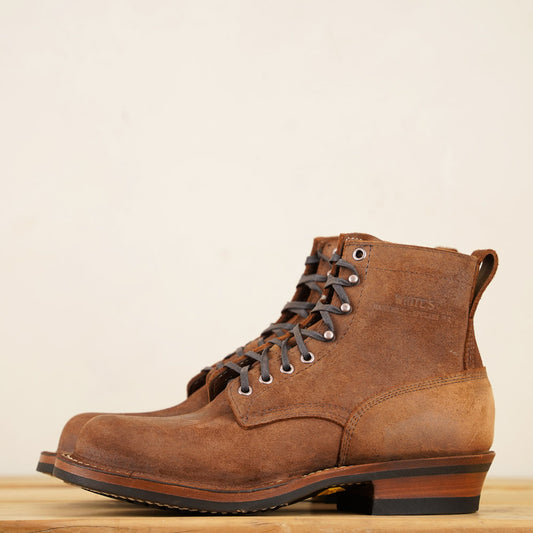 350 Cruiser Boots - Distressed Roughout Leather