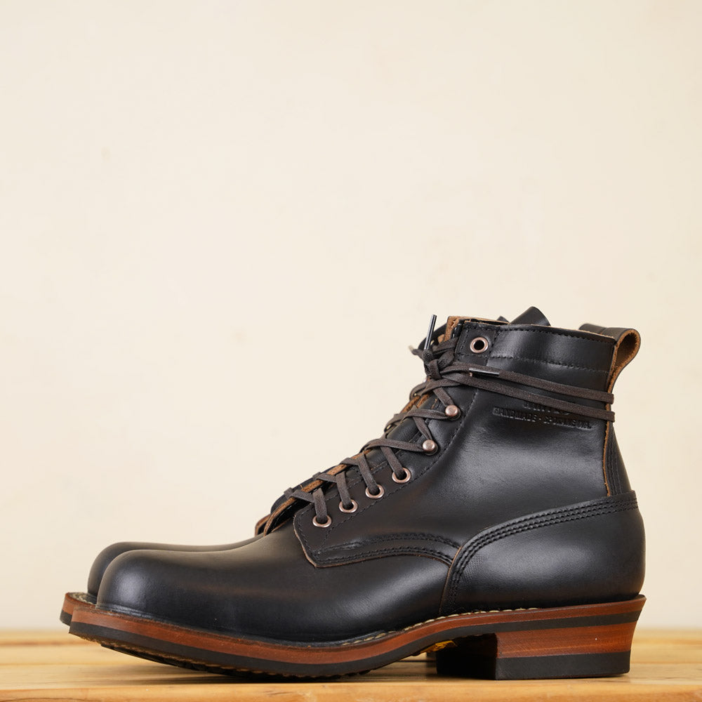 White's 350 Cruiser Boots - Black Double Shot Leather