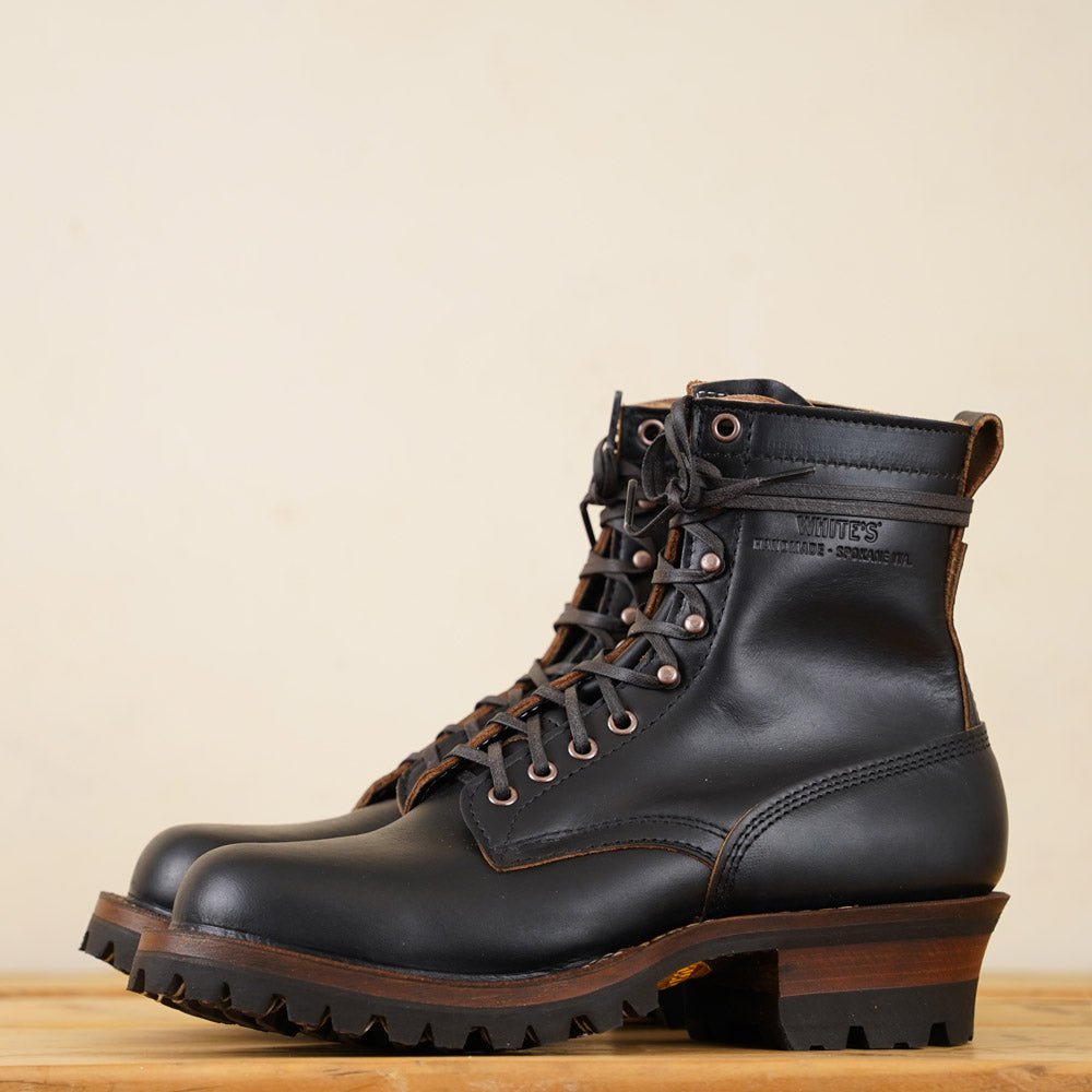 White's C355 Logger Boots - Black Double Shot Leather