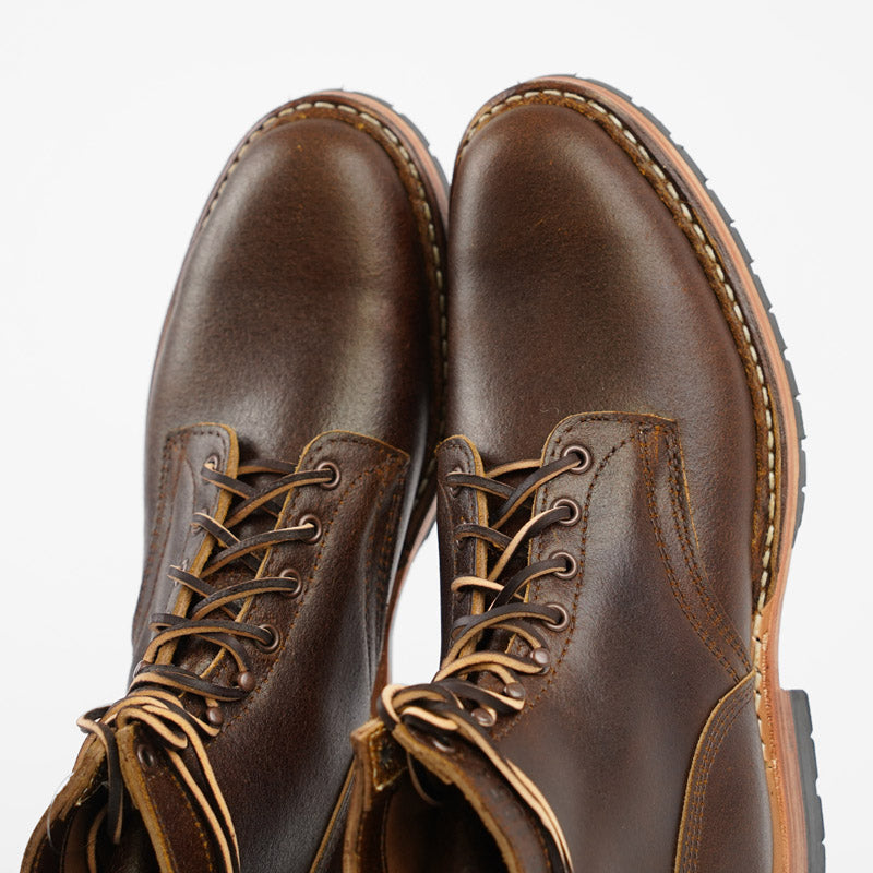 White's Boots MP Sherman Plain Toe Cinnamon Waxed Flesh