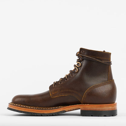 White's Boots MP Sherman Plain Toe Cinnamon Waxed Flesh