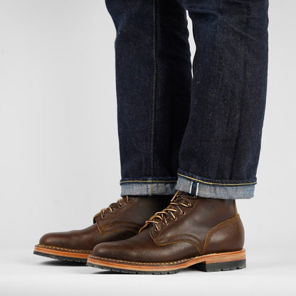 White's Boots MP Sherman Plain Toe Cinnamon Waxed Flesh