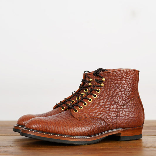 Y'2 BS-02 Work Boots Brown Bull Hide