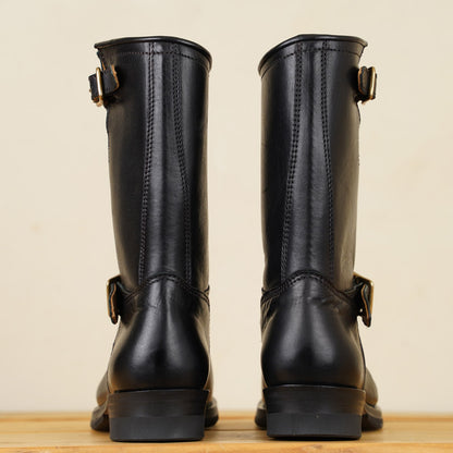 Y'2 EB-01 Engineer Boots - Black Eco Horse