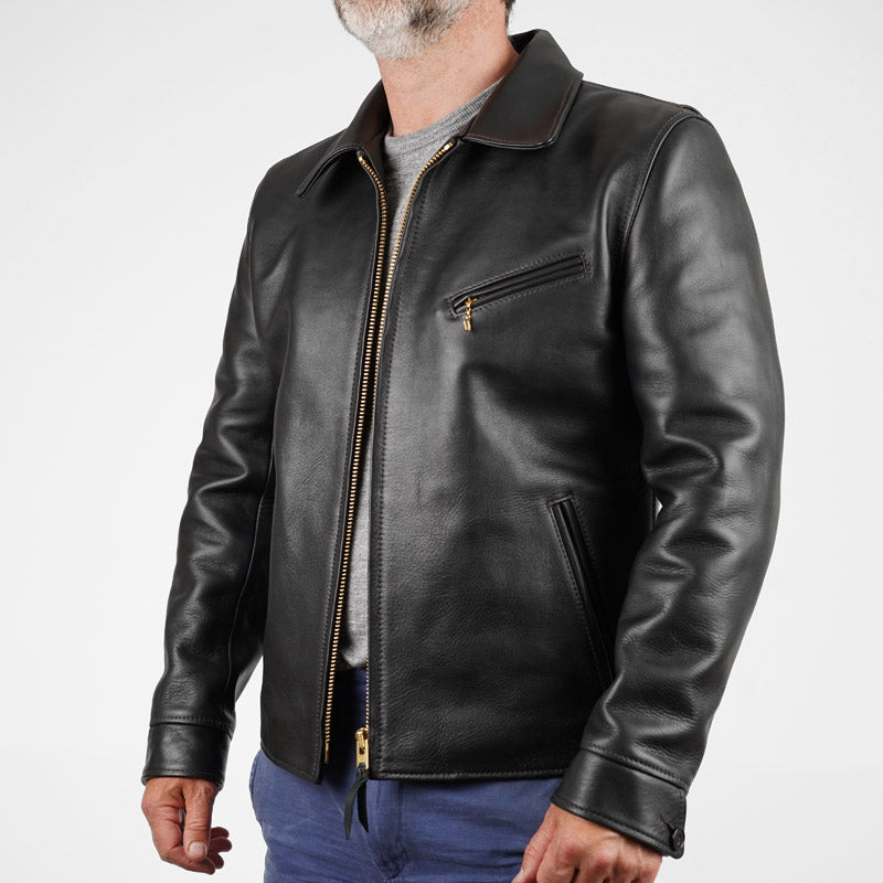 Y'2 Leather Single Riders Jacket ER-42-SP Black