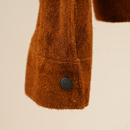 Y'2 Leather TB-139 3rd Type Jacket- Camel Steerhide Suede