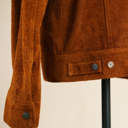 Y'2 Leather TB-139 3rd Type Jacket- Camel Steerhide Suede