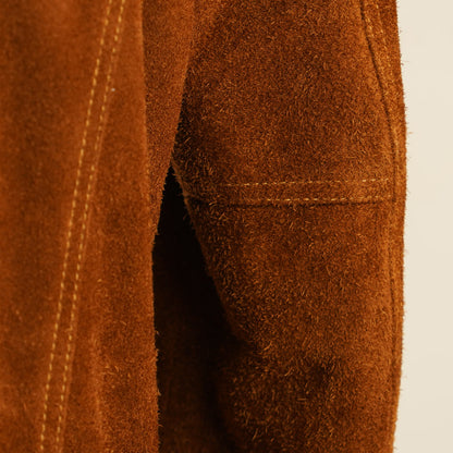 Y'2 Leather TB-139 3rd Type Jacket- Camel Steerhide Suede