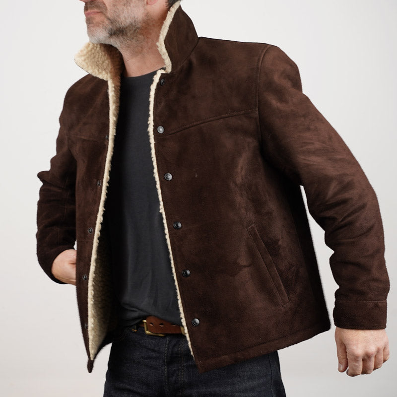 Y'2 Leather WJ-02 Steerhide Western Jacket Brown