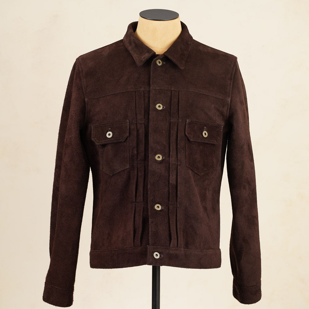 Y’2 Leather – TB-141 – Reverse Steerhide Brown